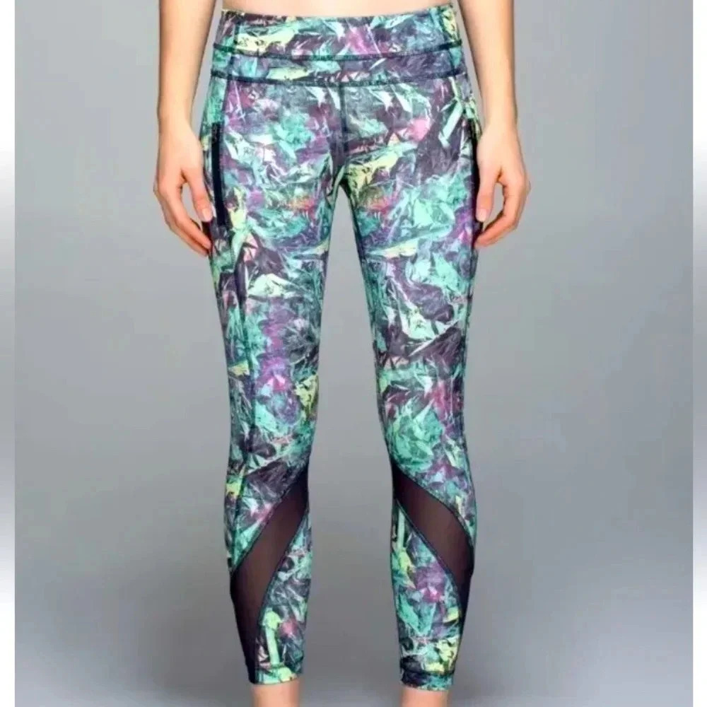Lululemon Inspire Tight II Full On Luxtreme Mesh In Iridescent Multi